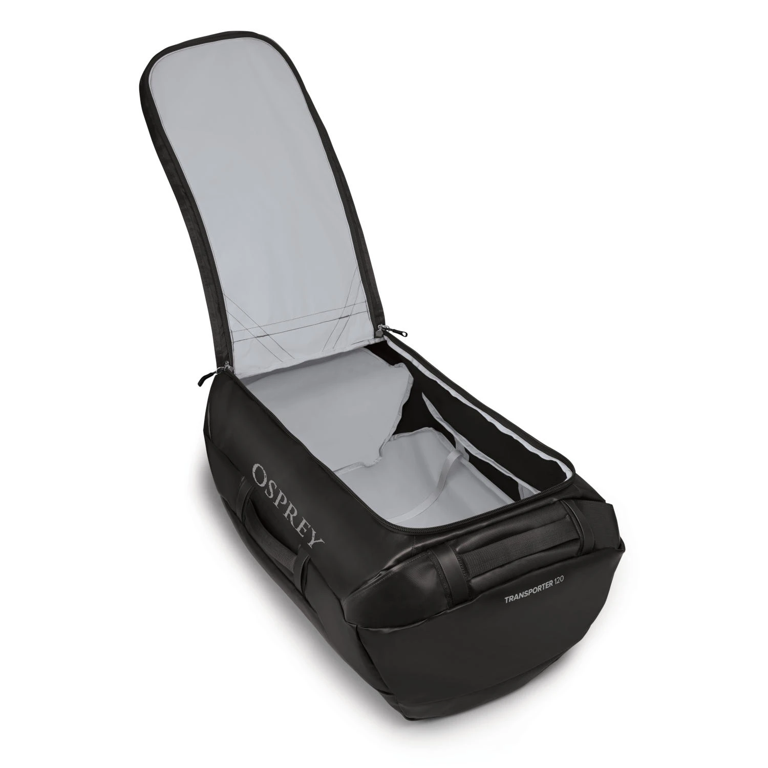 Osprey Transporter 120 Duffel Bag - Black - Image 6