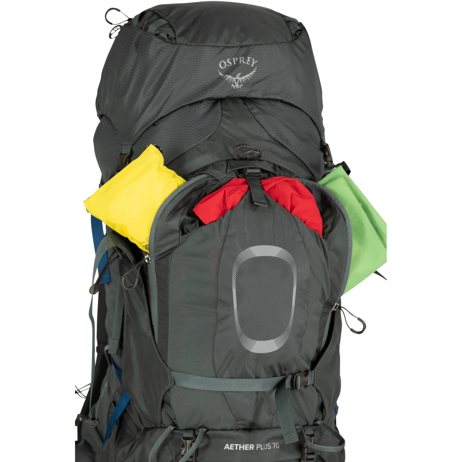 Osprey Aether Plus 70 Backpack - Black - Image 5