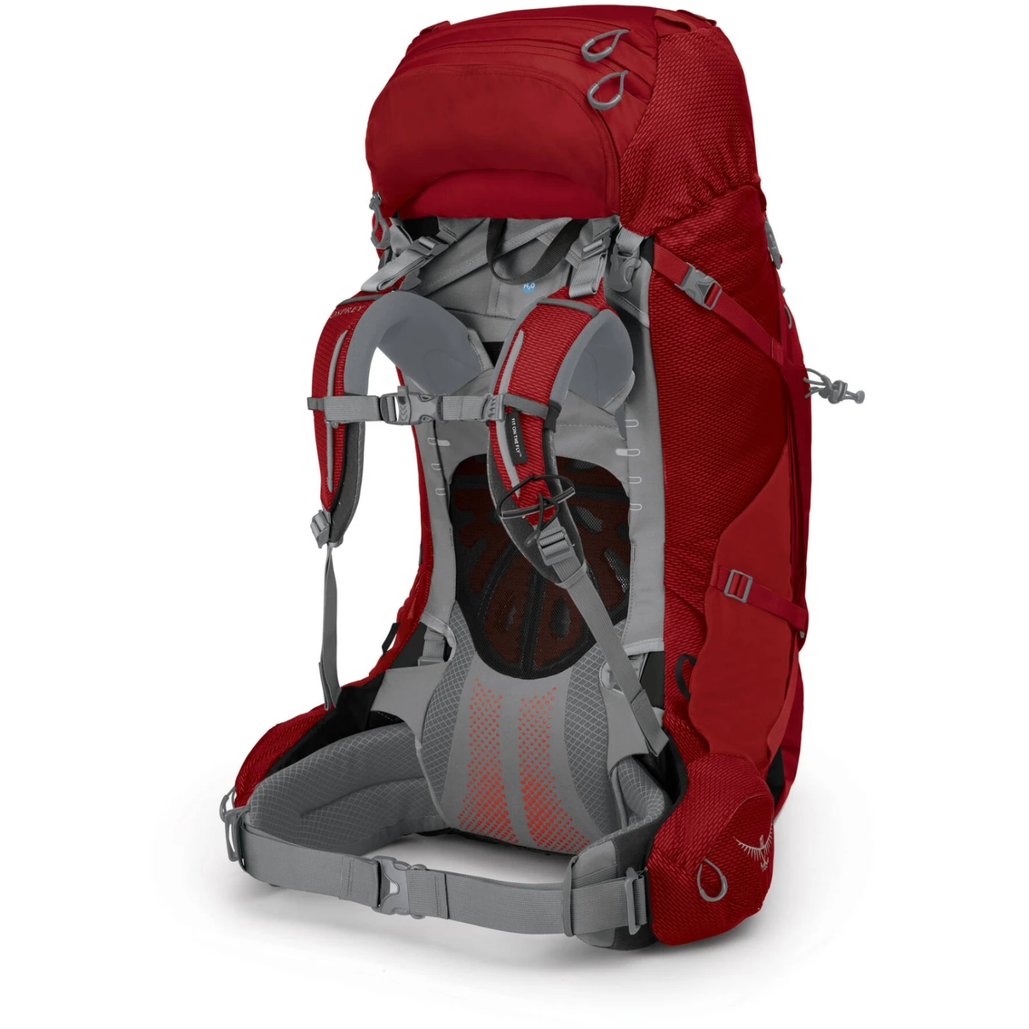 Osprey Ariel Plus 70 Women's Backpack - Carnelian Red - Image 2