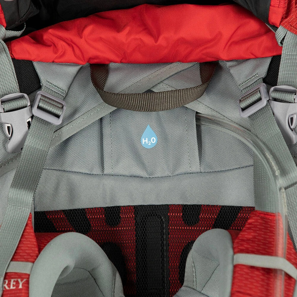 Osprey Ariel Plus 70 Women's Backpack - Carnelian Red - Image 4