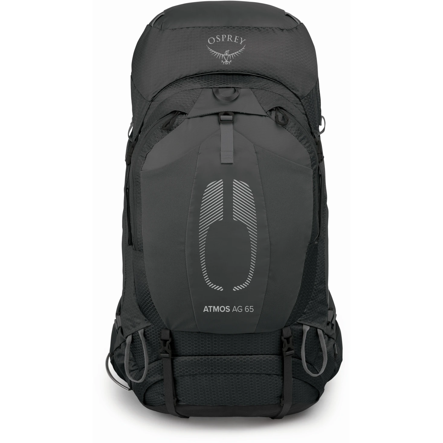 Osprey Atmos AG 65 Backpack - Black - Image 2