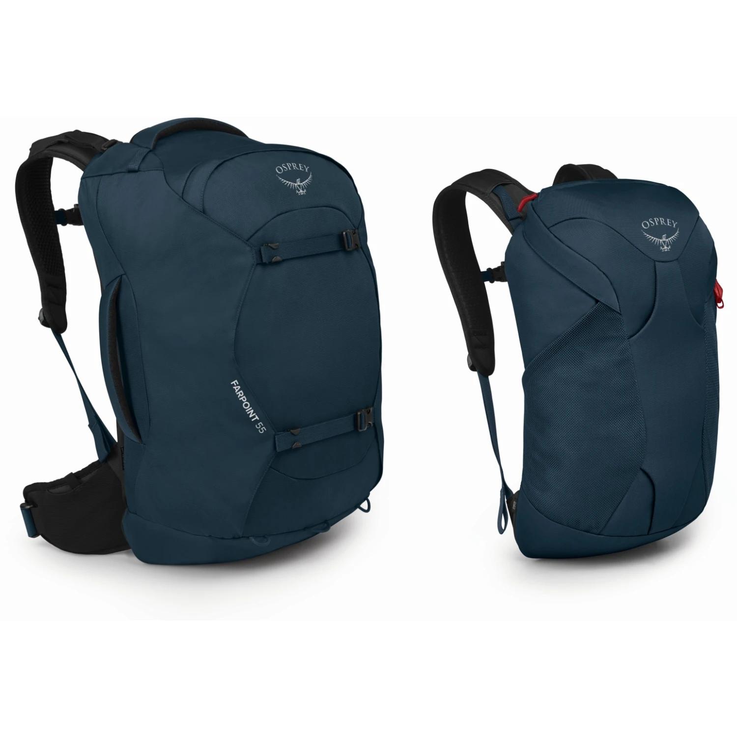 Osprey Farpoint 55 Backpack - Muted Space Blue - Image 5