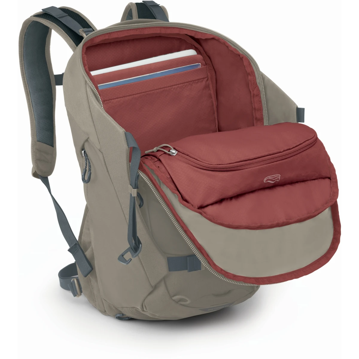 Osprey Metron 24 Backpack - Tan Concrete - Image 4