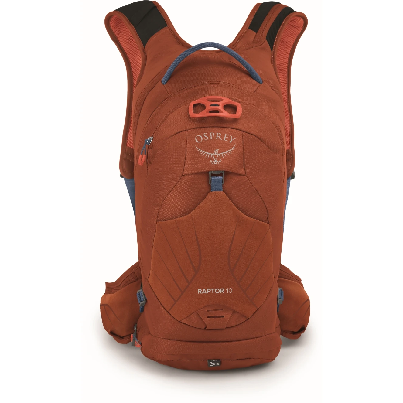 Osprey Raptor 10 Backpack + Hydration Pack - Firestarter Orange - Image 2