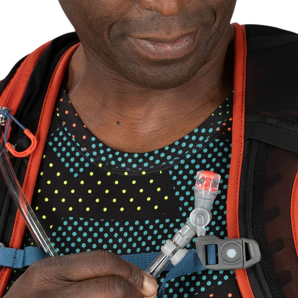 Osprey Raptor 14 Backpack + Hydration Pack - Firestarter Orange - Image 5
