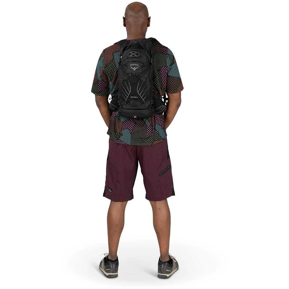 Osprey Raptor 14 Backpack + Hydration Pack - Black - Image 9
