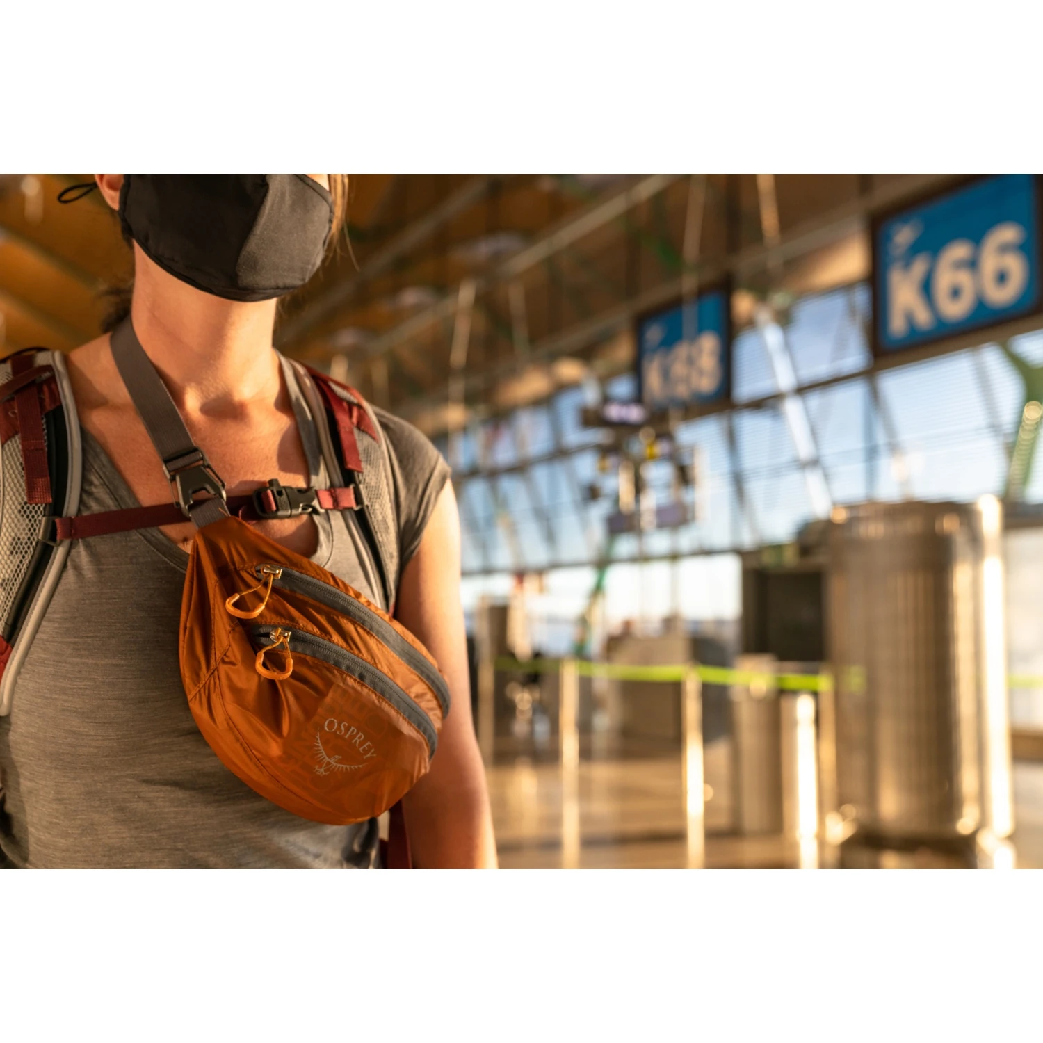 Osprey UL Stuff Waist Pack - Waterfront Blue - Image 2